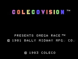 Omega Race screenshot 3 for Colecovision